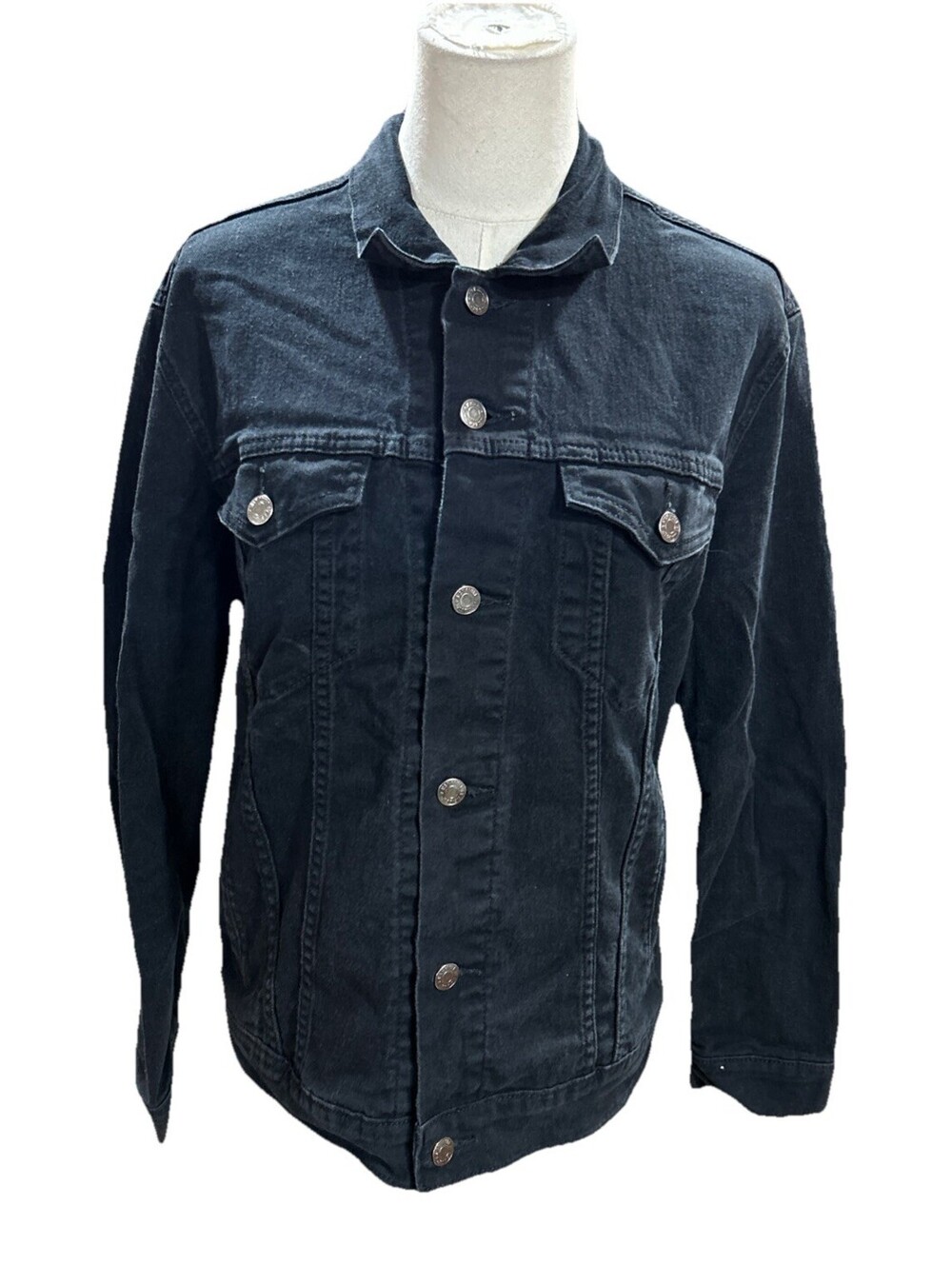 Levi’s Signature Women’s Denim Jacket Small Petite Black Button